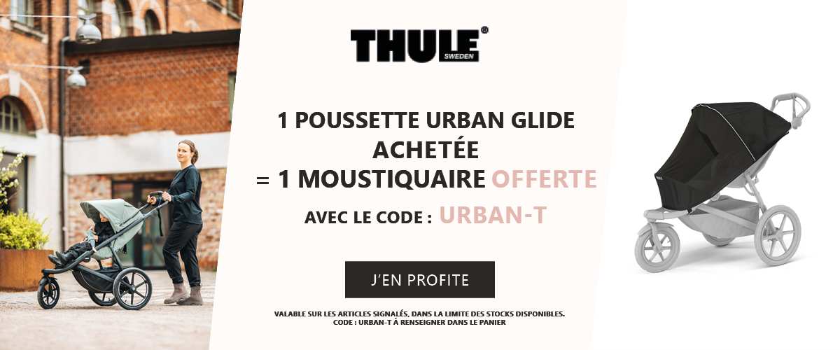 Thule : 1 poussette Urban Glide achetée = 1 moustiquaire offerte