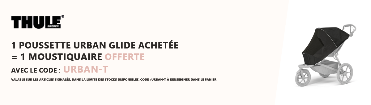 Thule : 1 poussette Urban Glide achetée = 1 moustiquaire offerte
