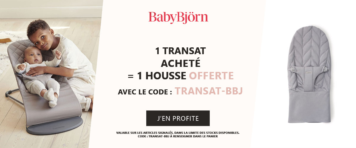 Babybjörn : 1 transat acheté = 1 housse offerte