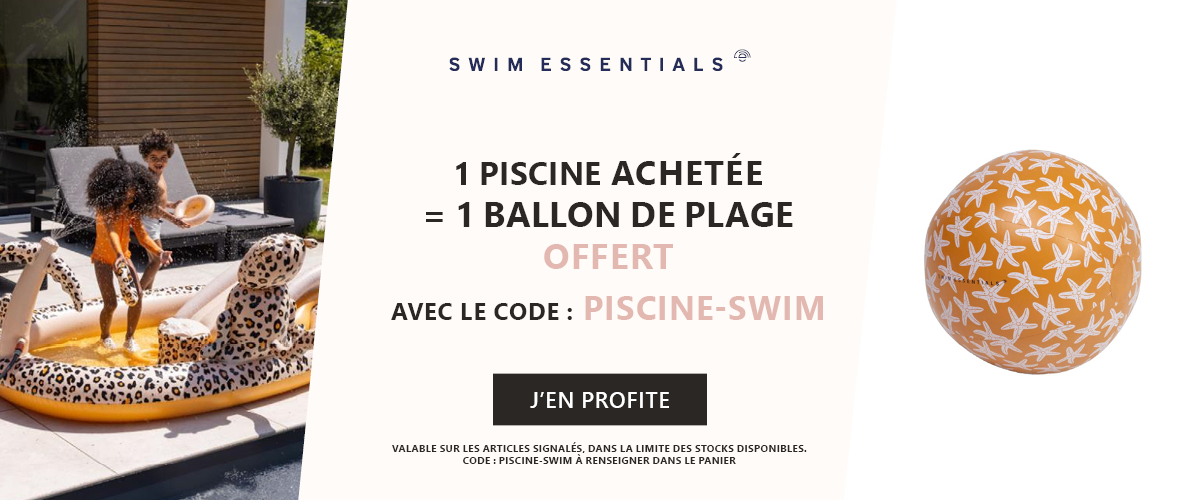 Swim Essentials : 1 piscine achetée = 1 ballon de plage offert