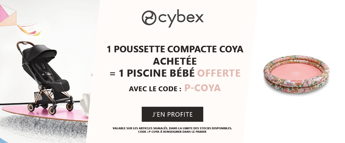 Cybex : 1 poussette compacte Coya achetée = 1 piscine bébé offerte