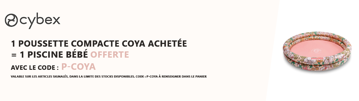 Cybex : 1 poussette compacte Coya achetée = 1 piscine bébé offerte