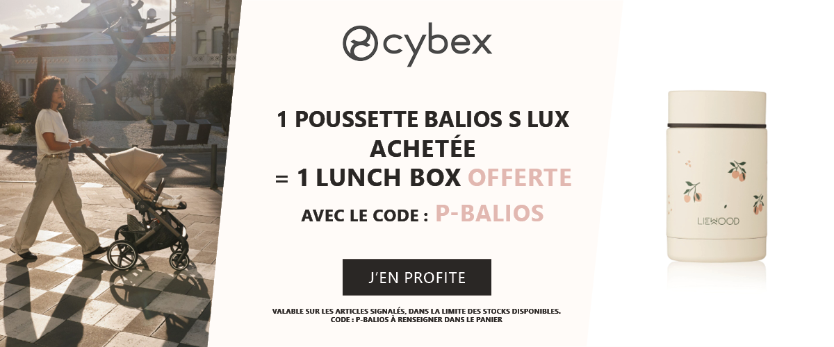 Cybex : 1 poussette Balios S Lux achetée = 1 lunch box offerte