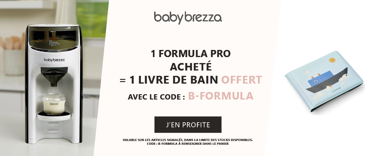 Babybrezza : 1 Formula Pro acheté = 1 livre de bain offert