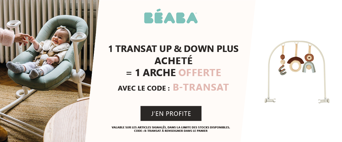 Beaba : 1 transat Up & Down Plus acheté = 1 arche offerte