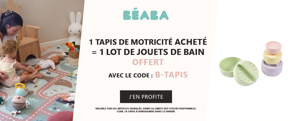 Beaba : 1 tapis de motricité acheté = 1 lot de jouets offert