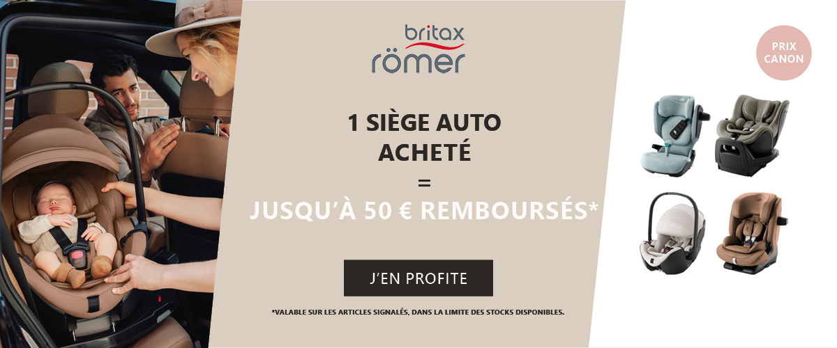 Britax Römer : ODR Jusqu'à 50€ remboursés !