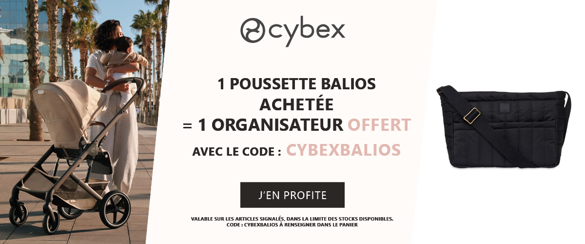 Cybex : 1 poussette Balios achetée = 1 organisateur de poussette offert