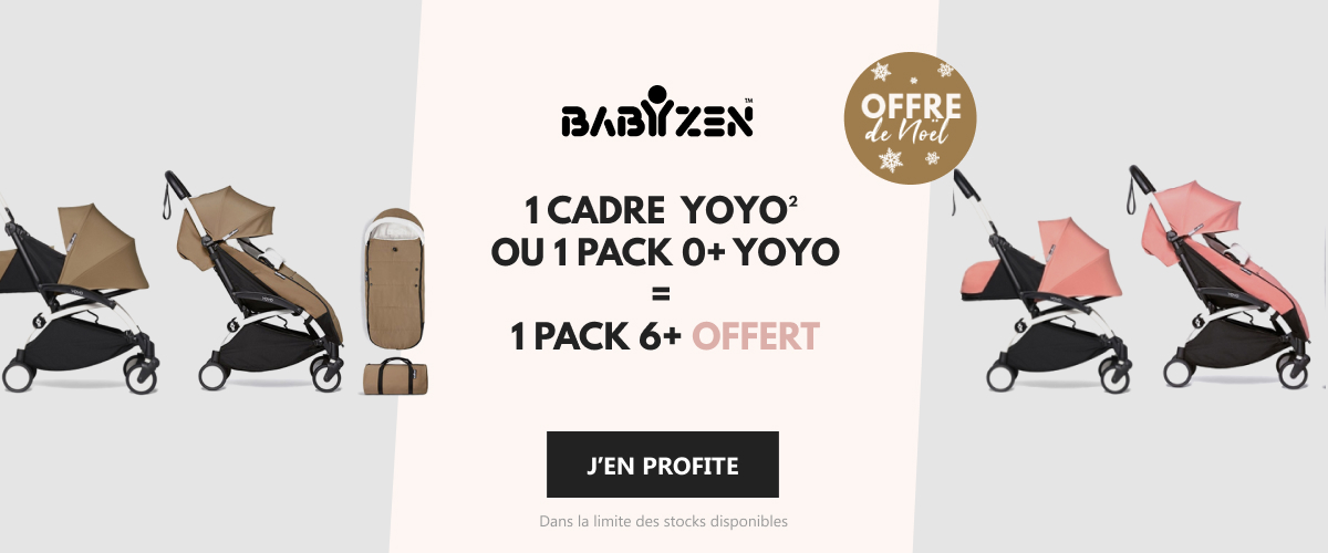 Babyzen BF : Profitez d’un Pack Couleur 6+ gratuit pour l'achat d'une poussette yoyo avec pack 0+