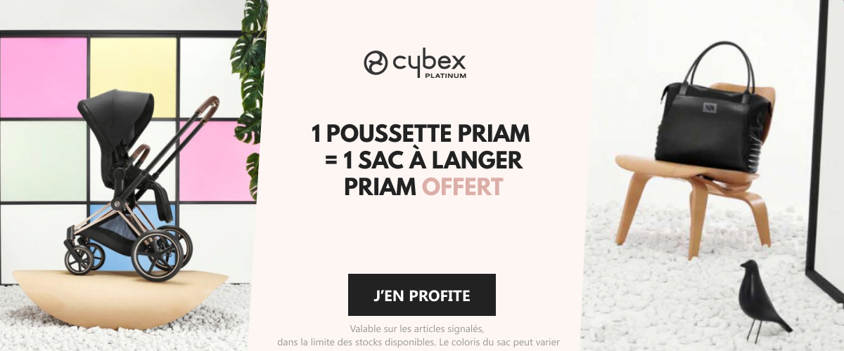 Cybex - 1 poussette Priam achetée = 1 sac à langer Priam offert