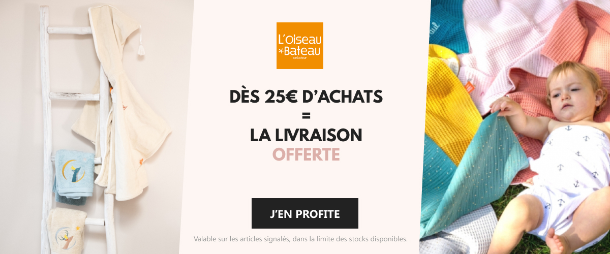 L'oiseau Bateau - Frais de port offerts dès 25€ d'achat