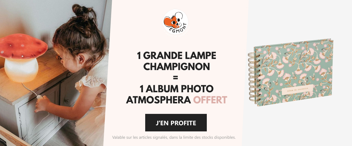 EGMONT TOYS : 1 grande lampe champignon = 1 album photo atmosphera